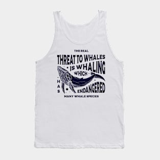 The real threat to whales Tank Top